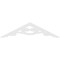 Ekena Millwork Pitch Robin Architectural Grade PVC Gable Pediment, 60"W x 15"H x 1"P (6/12) GPP060X015X100ROB - alternate 5